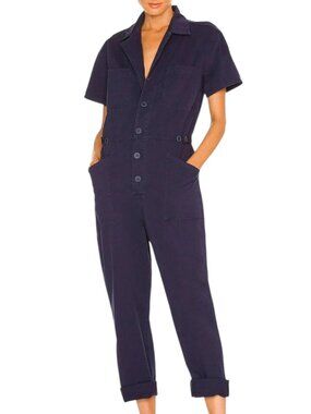 Pistola Grover Field Suit Jumpsuit Romper Pants Utility Cargo Navy Blue S
